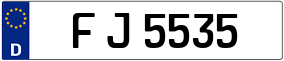 Truck License Plate